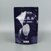 1kg东北黑米+亮面塑料复合+自立袋